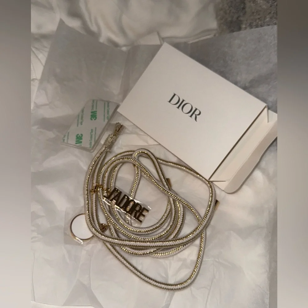 Dior J’adore phone strap
